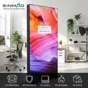 SEG Backlight Fabric for Frameless Stretch Fabric Frame High Strength Textile Fabric for Lightbox System
