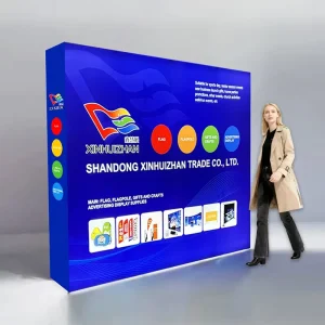 SEG Custom Advertising Background Frame Stands Banner with Light Frame Display Trade Show Double Sided Banner