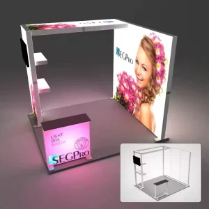 Modular Exhibition Booth Large Scale Fabric Display Fair Booth Design