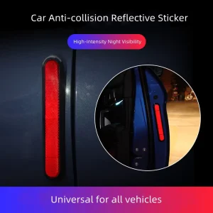 Safety Mark Anti collision Fender Flares ABS Material Car Reflective Warning Strips Decal Tape