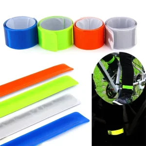 Safety Visibility Reflective Promotional Armband Gifts Wristband Slap Band for Running Riding Sports