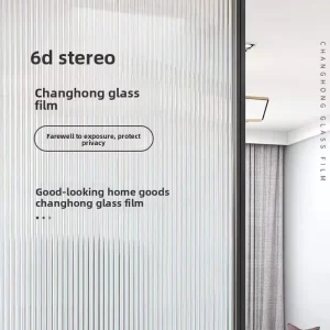 Sandblasted Frosted Glass Film Self Adhesive PVC Privacy Window Film for Professional Office Partition & Studio Decor