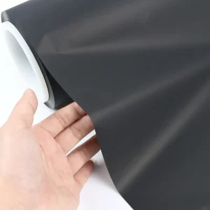 Scratch Resistant Black Hot Thermal Soft Touch Velvet Lamination Film with Glue Use for High end Bag Box Packaging printing
