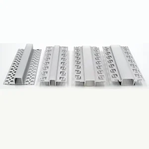 Seamless Corner Concealed Flush mounted Aluminum Light Groove System Surface Mount LED Tape Channels Cover