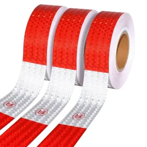 Seamless Cut Free Reflective Tape for Semi Trailers Vehicles Safety Warning Reflectors Anti Collision Strips Car Body Sticker