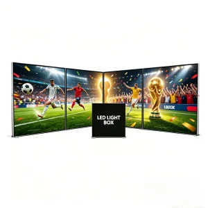 Seamless SEG Light Box Display Stand Portable Aluminum Frame Easy Assembly for Trade Show Booths and Exhibitions