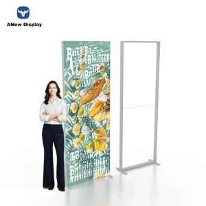 Seg Light Box Frame Exhibition Trade Show Booth Aluminum Profile Lightbox With Double Side Printings
