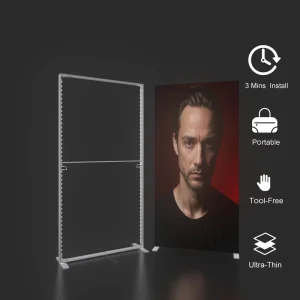 Seg Light Box Latest Models Backlit Frameless Fabric Display Advertising Tool Free LED SEG Slim Light Boxes