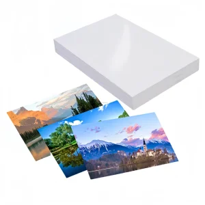 Self-Adhesive A4 Waterproof Photo Paper 180gsm Sticker Sheets for Photographic Labels