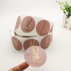 Self Adhesive Colored Thank You Stickers Cute Animal Custom Strong Stickiness Coated Paper