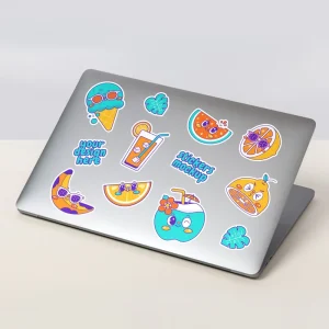Self Adhesive Custom Die Cut Logo Stickers Durable Vinyl PVC for Logo Printing Packaging Labels