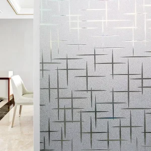 Self Adhesive Frosted Window Film Glass Decoration Privacy Film PVC Etched Removable Digital Printing Shandong