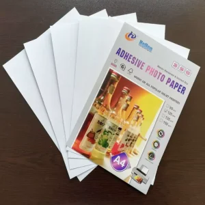 Self Adhesive Glossy Logo Sticker Inkjet Photo Paper Custom Sticker Photo Paper 115g 135g