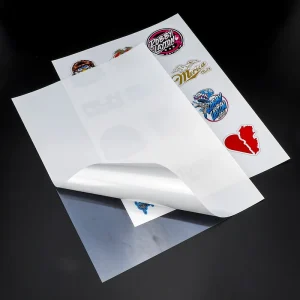 Self Adhesive Glossy Matte A4 8.5″x11″ Yupo Sticker Paper Inkjet Printable Sticker Vinyl Pvc with clear Plastic Back