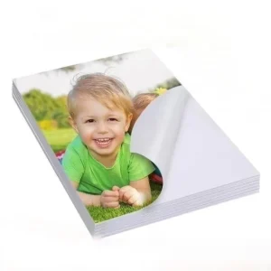 Self Adhesive Glossy Photo Paper Sticker Inkjet Waterproof Photo Paper Glossy Inkjet Adhesive Photo Paper