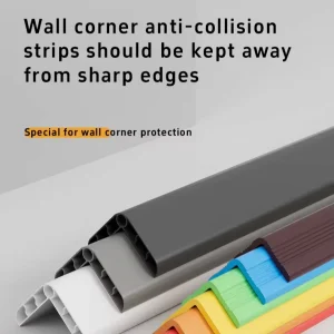 Self-Adhesive L Shape PVC Corner Guard Anti-Collision Edge Protector Custom Cutting Service Indoor Wall Trim Strip