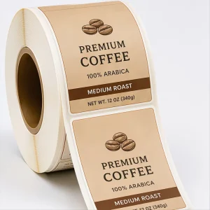 Self Adhesive Label Custom Sticker For Product Packaging Self Adhesive Label Printing Roll Supply