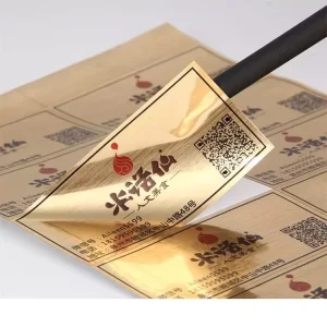 Self Adhesive Label Printing Vinyl Product Waterproof Brand Logo Sticker Custom