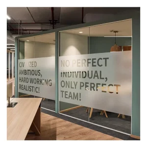 Self Adhesive Logo Carving Partition Privacy Frosted Glass Translucent Window Privacy Stickers for Office Bedroom