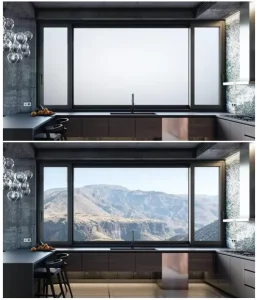 Self Adhesive Modern Decorative Switchable Glass Film for Apartment Hotel Hospital Bathroom Doors Windows Privacy
