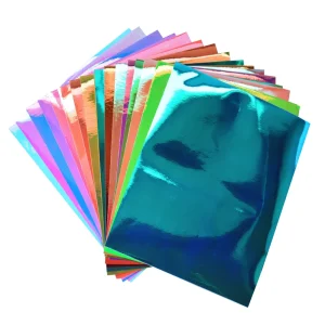 Self Adhesive Opal Permanent Vinyl Water Resistant 12inch Holographic Cut Film Glitter Rainbow Adhesive Vinyl for Outdoor