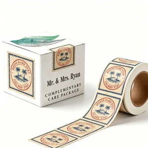 Self Adhesive Packaging Stickers Customized Logos Irregular Shapes Printed Daily Labels