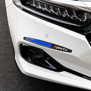 Self Adhesive Reflective Car Stickers Safety Warning Anti Collision Strip Protective Bumper Stickers