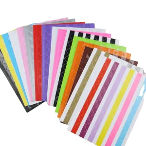 Self Adhesive Single Sided Washi Paper Cartoon Waterproof Picture Mounting Corners Stickers 5cm Width for Photo Album Use
