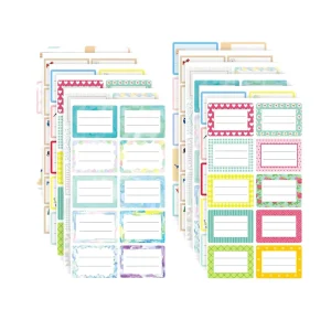 Self Adhesive Stickers Coated Paper Custom Printing Gold Stamping Label Writing Function Stickers Customized Stickers Logo