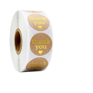 Self Adhesive Stickers Vinyl Decorative Labels with Free Gift Box for Cosmetic Shipping Labels
