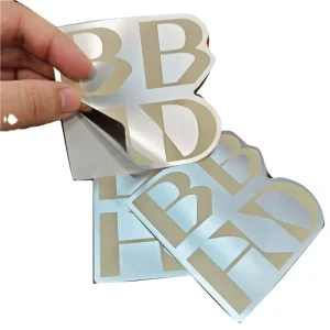 Self Adhesive UV Waterproof Holographic Sheets Sticker Anime Vsco Clean PVC Label Custom Logo Die Cut Vinyl Stickers Creator