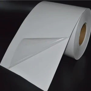 Self Adhesive Water Activated Acrylic Adhesive Clear PVC Sticker Sheet for Packaging Labels and Masking Use Custom Thickness