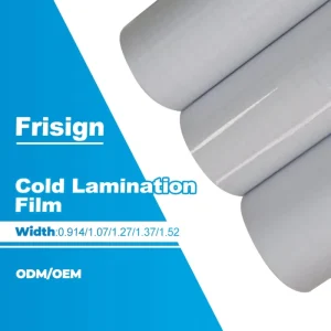Self Adhesive Water Resistant Cold Lamination Film Glossy and Matte Finish