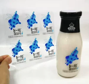 Self Adhesive Waterproof Transparent Sticker Labels Sheet Printing Customized Foil Stamping Sticky Logo Seal Labels
