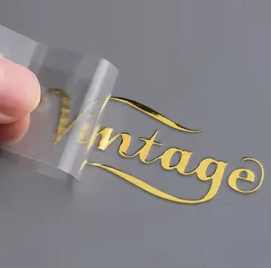 Self adhesive Label Customized Crystal Mental Car Sticker logo Transparent Metal Label UV Transfer Sticker