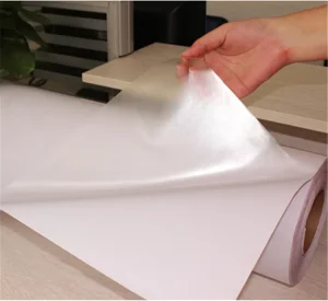 Self adhesive Modern Transparent Frosted PVC Vinyl Stickers White Color Decorative Films for Window Glass
