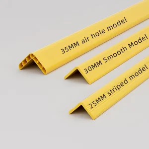 Self adhesive PVC Anti collision Strips Edge Protection Multiple Colors Sizes Cutting Available for School and Kindergartens