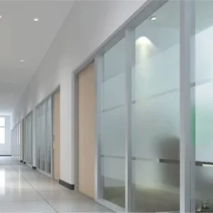 Self adhesive Transparent Frosted PVC Vinyl Sticker White Color Modern Decorative Films for Window Glass Roll