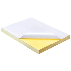 Self adhesive Waterproof Food grade Peel and stick Labels Customized Size High quality Packaging Label Paper