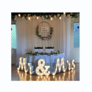 Set 120cm Height Marry Me LED Marquee Letters Logo Sign LED Lighting Marquee Letter