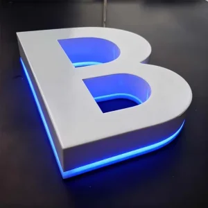 Shatterproof Mini Glowing Acrylic LED Light Letters Neon Light Source for Advertising and Decoration Alphabet Letters