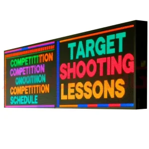 Shockproof Dynamic Info Board Rolling Message LED Strip Screen Scrolling Sign Advertising Display for Truck Vehicle Rear Window