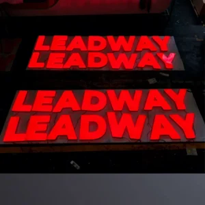 Shop Decoration Advertising LED Signs for Business Illuminated Outdoor Retail Frontlit Letter Sign Custom Acrylic LED Signboard