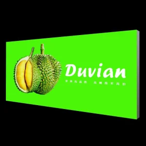 Shop Exhibition Advertising One Side Wall Mounted Indoor Fabric Light Boxes LED SEG Backlit Light Box