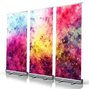 Shopping Advertising Display Retractable Rollup Roll up Stand Banner