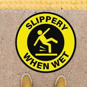 Shopping Mall Ground Advertising Anti Slip Twill Textured Lamination Floor Decal PVC Vinyl Stickers Custom Floor Stickers