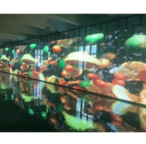 Showcase window Glass Facade Advertising Super Thin Portable Panel 1000x1000mm P3.91 P7.81 Transparent Screen Led Film Display