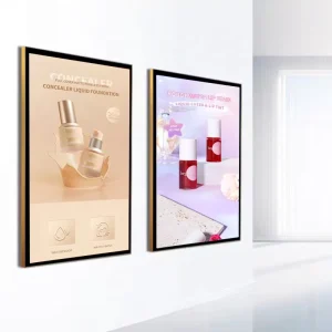 Shuntai ST MF 803 Indoor Slim Square Magnetic High Brightness Decorative LED Light Box for Fast Food Restaurants Cafes Shops