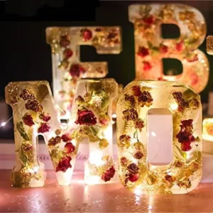 Silicone Letter Mold 8 Inch Deep Letter Mold Soap A Z Epoxy Resin Alphabet Mold for Party