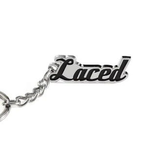 Silver Color Customized Logo Keychain High End Metal With Engraved Logo